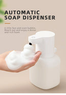 New Wall Mounted Automatic Soap Dispenser Foam Smart Hand Washing Machine 500ml Liquid Rechargeable Bathroom Induction Sensor