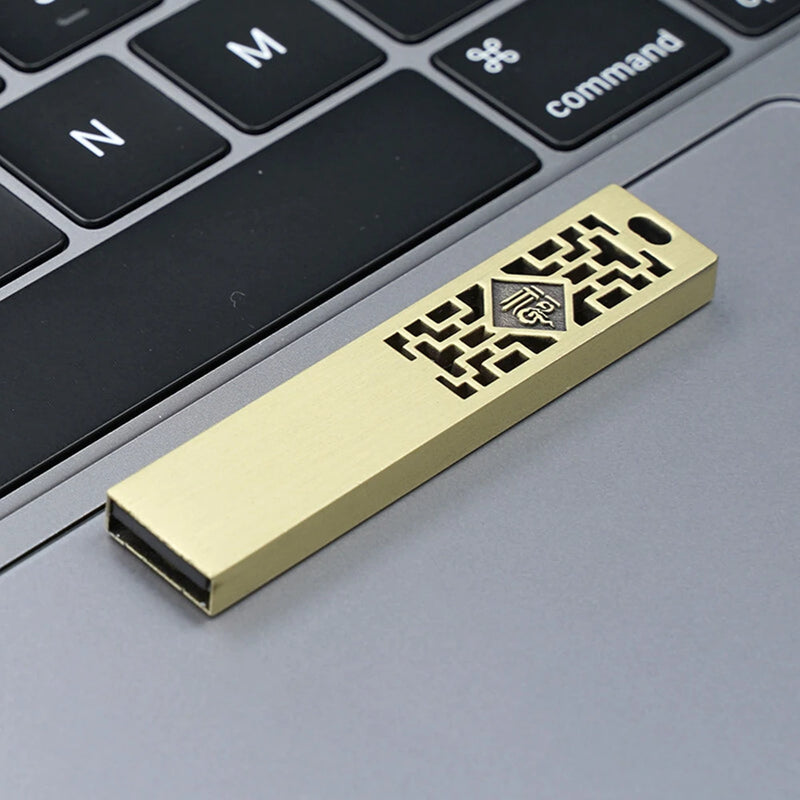 BINFUL metal Chinese style USB 512GB 256GB 16GB 32GB 64GB U Disk Creative USB Flash Drive usb stick pen drive flash Custom LOGO