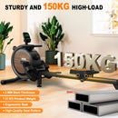 MettleMatic Rm5 Magnetic Rowing Machine, Bluetooth, 16-Level Resistance, 150kg Capacity, Home Use
