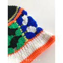 Retro Versatile Japanese Dopamine Rainbow Knitted Bucket Hats for Women Spring and Autumn Travel Fashion Casual Basin Cap
