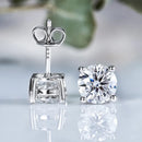 Real 0.1-3CT Test Passed Moissanite Diamond Stud Earrings for Women S925 Silver Platinum Plated Bride Wedding GRA Fine Jewelry