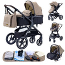 Newest Baby Stroller 3 in1 Multifunctional Stroller Easy Folding Travel Portable Baby Carriage Safety Seat EU Standard