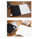 Notebook Sketchbook A6 small size 44 sheets Solid color planner Diary blank page