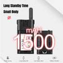 Retevis RB628 Walkie Talkie Rechargeable 1500mAh Portable Two-way Radios Large LCD Screen Emergency For Hunting Camping(2 Pcs)