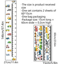 Transport Truck Cars Growth Chart for Kids Wall Stickers Measure Height Wall Chart Children Ruler Nursery Room Decor Wall Art