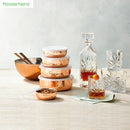 750ml Creative Crystal square Bottle Whiskey Vodka Wine Decanter Bottle Whisky Glass Beer Glass Spirits Cup Water Glass Bar Home