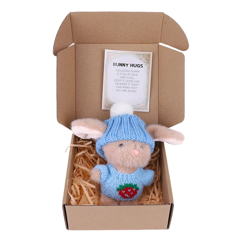 Mini Bunny Hug Cute Easter Gift Easter Plush Bunny Easter Bunny Stuffed Animal Easter Bunny Doll Gifts for Girls Boys Kids