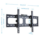 Ultra Thin Tilting TV Wall Mount Bracket Universal for 26-75 Inches Max Load 45kg