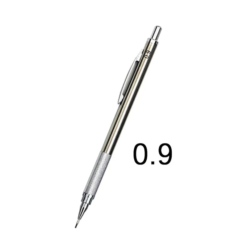Metal Mechanical Pencil 0.3 0.5 0.7 0.9 1.3 2.0mm Automatic Pencil Art Drawing Painting Pencil with Leads Office School Supply