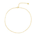 ANDYWEN 100% 925 Sterling Silver Choker Necklace 35cm+5cm Short Chain Gold Thin Slim Luxury Beads Jewelry Rock Punk Jewels