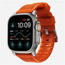 Silicone Strap For Apple Watch Ultra 2 Band 49mm 45mm 44mm 42mm Tough guy Rubber Sport Bracelet iWatch Series 9 8 7 6 5 4 SE