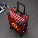 Large Capacity Suitcase Aluminum Frame Silent PC Luggage Travel Bag with Wheels Password Lock Trolley Case 22 24 28 Inch