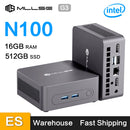 MLLSE G3 Mini PC Intel N100 CPU DDR4 16GB RAM 512GB SSD WiFi5 BT4.2 Windows 11 Mini Desktop Computer