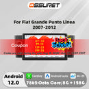 1din Android Car radio 7862 DSP Carplay for Fiat Grande Punto Linea 2007-2012 multimedia player Autoradio GPS Stereo 7"Head Unit