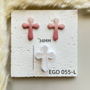 Shapes Small Easter Theme Polymer Clay  Cutter for Making Earrings, Easter Egg Rabbit Shape crucifix Soft pottery jewelry making