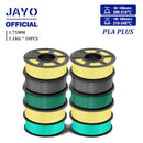 JAYO PLA PLA PLUS ABS PETG SILK Filament 1.75MM 10 Rolls / Set Refills Non-toxic PLA Meta 3D Printer Filament DIY Gift