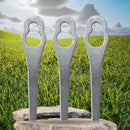 2-15PCS Lawnmower Blades Grass Trimmer Blades Spare Part Metal Grass Cutting Blade Practical Mowing Machine Blades Replacement
