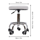 Adjustable Salon Chair with 360° Swivel Wheels 44-57cm Height Adjustable Hydraulic Rolling Rotating Stool for Home/Office/Bar