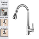 Kitchen Faucets 304 stainless steel Pull Out Kitchen Sink Water Tap Deck Mounted Mixer Stream Sprayer Head Hot Cold Taps