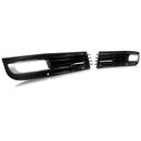 For Audi A8 D3 2008-2010 Gloss Black Front Bumper Grille Fog Light Grilel Cover