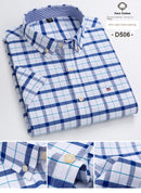 The Oxford Line | 100% Cotton Short-Sleeve Oxford Shirt