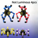 4pcs Transformable Fidget Spinners for Kids Adults Boys Girls Fingertip Gyros for Kids Easter Basket Stuffers Christmas Gifts