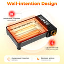 Portable Camping Grill Gas Stove, Butane Gas Burning Grill, Barbecue Grill Cooker for Ooutdoor Grilled Meat, Vegetables