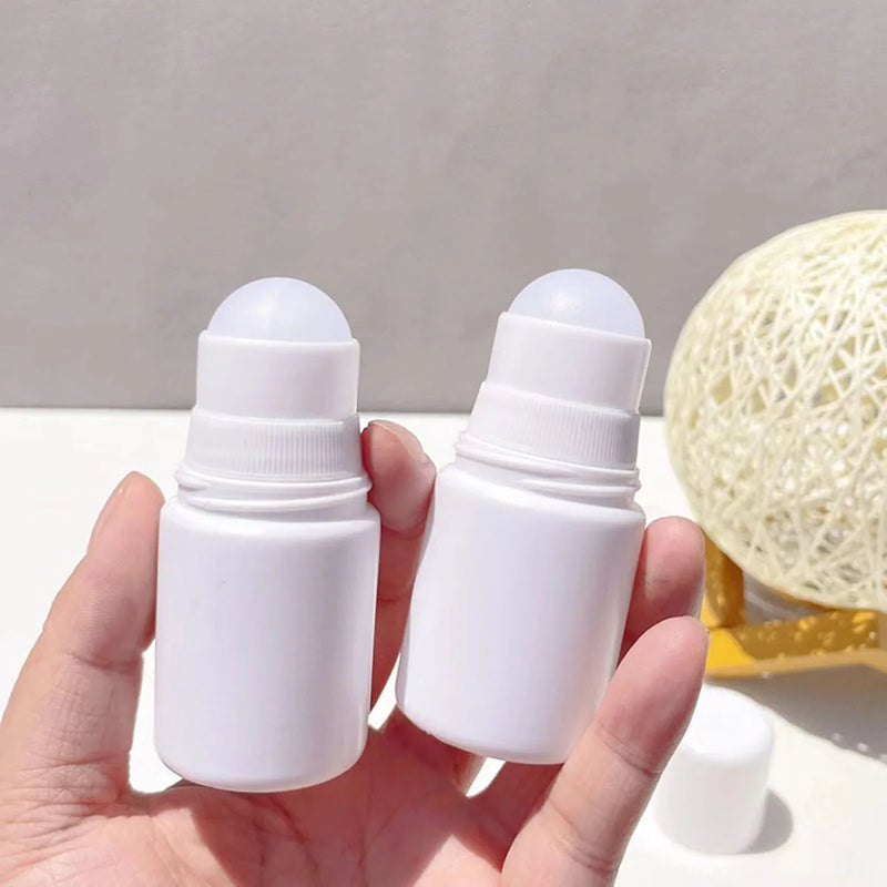 2/4/6pcs/Plastic Roller Ball Essential Oil Sub-bottling Mist Container Travel Refillable Bottle Deodorant Accessories