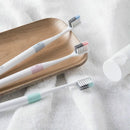 Doctor B Toothbrush Bass Method Sandwish-bedded better Brush Wire 4Colors Including 1 Travel Box For Smart Home