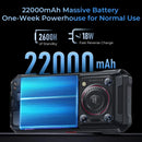 Oukitel WP33 Pro 5G Rugged Smartphone 6.6" FHD+ Cell Phone 24GB 256GB Mobile Phone 64MP Camera 22000mAh 33W Cellphon