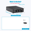Fosi Audio 300Wx2 HiFi Sound Power Amplifier Upgrade New  TPA3255 Class D Stereo Amp With Treble Bass For Home Speaker
