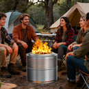 The Ember Hearth | Stainless Steel Smokeless Fire Pit System