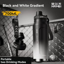 1L Insulated Cold Water Bottle Thermos Stainless Steel Tumbler Qutdoor Sports Handle Vacuum Flasks Double Wall Cup