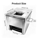 The Carvery | 850W Commercial Stainless Steel Meat Slicer and Vegetable Dicer