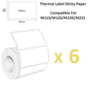 50x30mm Thermal Labels Phomemo M110 - Durable Waterproof Stickers Compatible Address Shipping Retail Shelf Tags Fade-Resistant