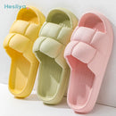 Summer Soft Shoes Cloud Slippers Indoor Mute Bathroom Anti-slip Slide Eva Beach Flip Flops Men Ladies Leisure Sandals 2023 슬리퍼