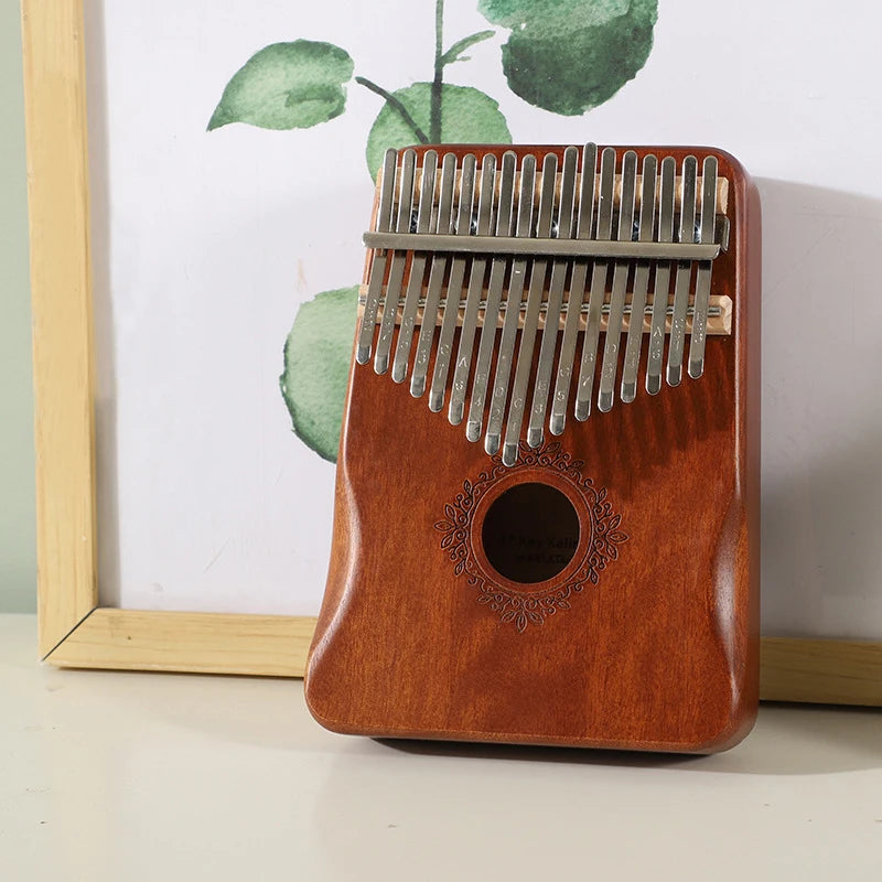 17 Keys Kalimba Thumb Piano High Quality Wood Mbira Body Musical Instruments With Learning Book Kalimba Piano Christmas Gift