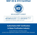 AQUA CREST AQF-FF13 Ersatz für GE® SmartWater® MWF®, MWFINT, MWFP, MWFA, GWF, HDX FMG-1, GSE25GSHECSS, WFC1201, Kenmore® 99