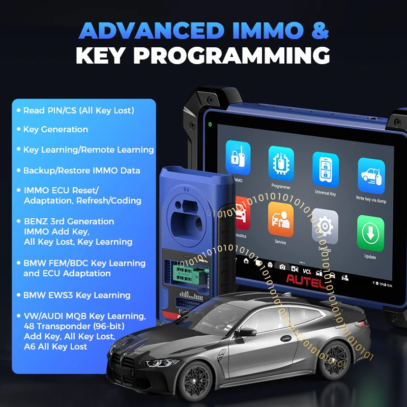 Autel IM608 II Pro MaxiIM 608 Full Key Programmer OBD2 Scanner IM608II Car Diagnostic Tool IMMO Key Programming PK IM508 IM508S