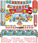Superzings Birthday Party Supplies Balloon Banner Backdrop Tableware Cake Topper Party Decoration Baby Shower