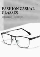 JMISUS 2025 New Arrivals Square Prescription Glasses Men Business Progressive Eyewear Plastic steel Custom Optical Eyeglasses
