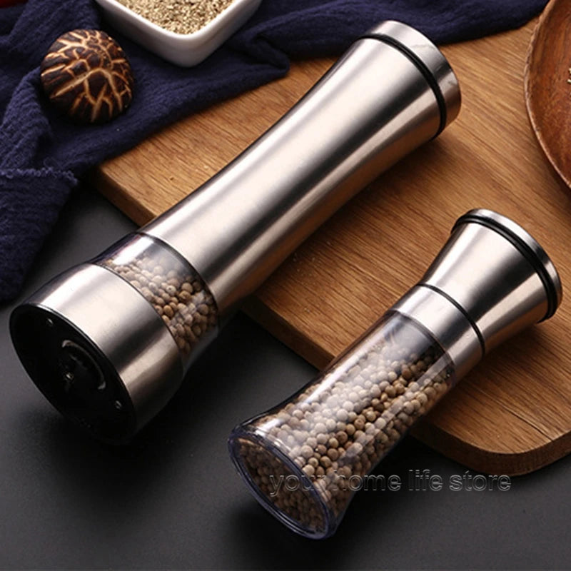 Pepper Grinder Stainless Steel Adjustable,Long Lasting Fresh Keeping Spice Grinder Professional,Use for Pepper,Cumin,Sea Salt