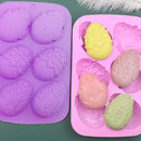 Easter Egg Molds Bunny Silicone Chocolate Egg Rabbit Bunny Molds for Baking Candy Jello Soap Egg Easter Party Cake Decorations