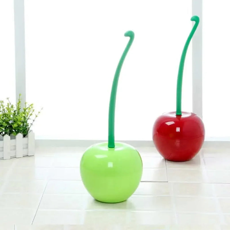 Toilet Brush with Holder Cherry Shape Wc Brush Household Bathroom Cleaning Tool Toilet Accessories Set Wc Cleaner