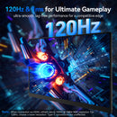 EVICIV OLED 16" 3K Portable Gaming Monitor 120Hz 1ms 500 Nits 100% DCI-P3 100000:1 HRD USB C HDMI For Laptop Computer PC Phone