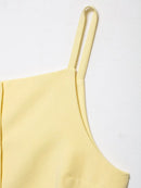 HH Summer Women Solid Square Collar Single Breasted Vest-style Sleeveless Top+High Waist Zipper Side Pocket Mini Shorts Suit