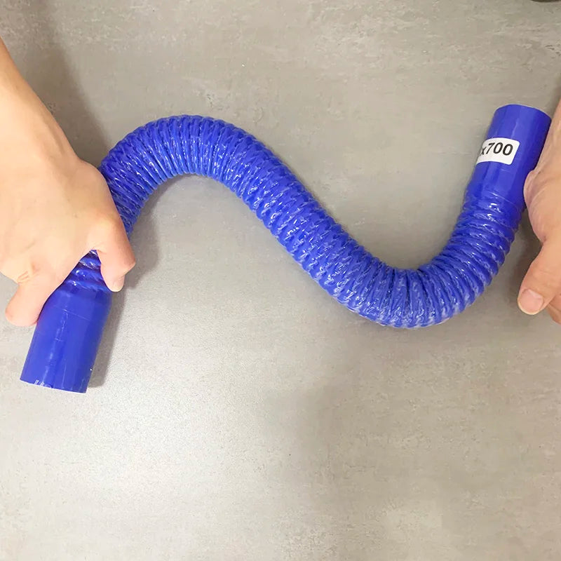 ID30-50MM Blue Universal Car Silicone Flexible Hose Radiator Tube Pipe For Air Intake High Pressure High Temperature