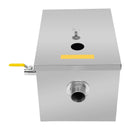 20L Oil Water Interceptor Grease Trap Waste Water Treatment Tool Kit for Restaurant Kitchen