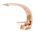 Black Bathroom Basin Faucet Deck Mount Black Chrome Washing Basin Mixer Water Taps Creative Hot Cold Water Crane Mixers