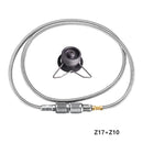 Camping Gas Stove Adapter Butane Gas Adapter Extension Hose converter Outdoor Burner Adapter Camping cookware Equipment